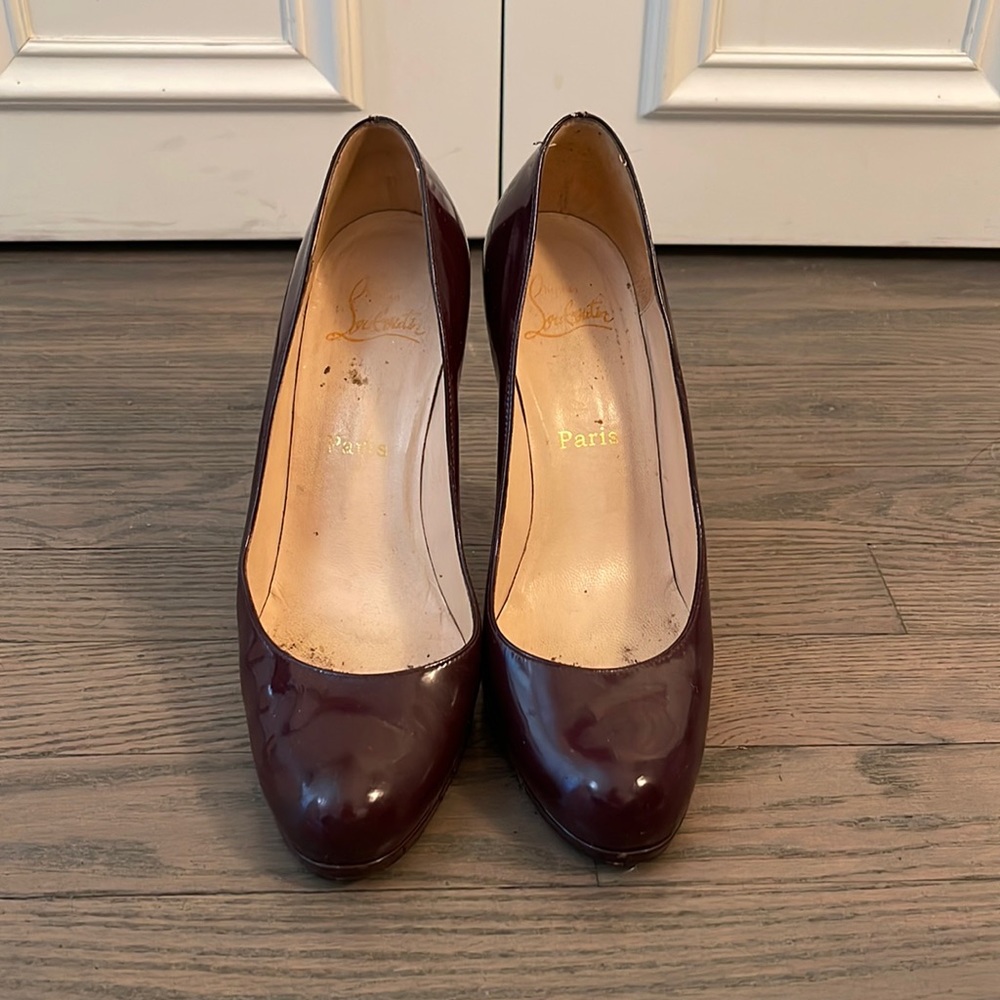 Christian Louboutin Eggplant Purple Pumps